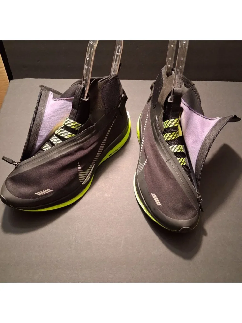 Nike Zoom Pegasus Turbo Shield Running Shoes Purple/Black Volt Mens Size 10